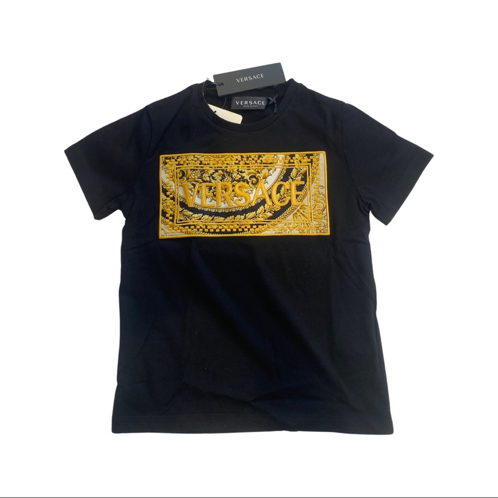 Versace, black color with baroque logo size 4T
